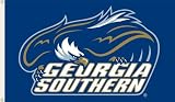 NCAA Georgia Southern Eagles 3-by-5 Foot Flag Logo with Blue Background with Grommets