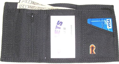 Nylon Trifold Wallet with Coin Pocket