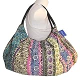 Bohemian Inspired Print Gathered Hobo Handbag