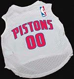 Detroit Pistons Basketball Pet Jersey (Small)