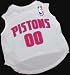 Detroit Pistons Basketball Pet Jersey (Small)