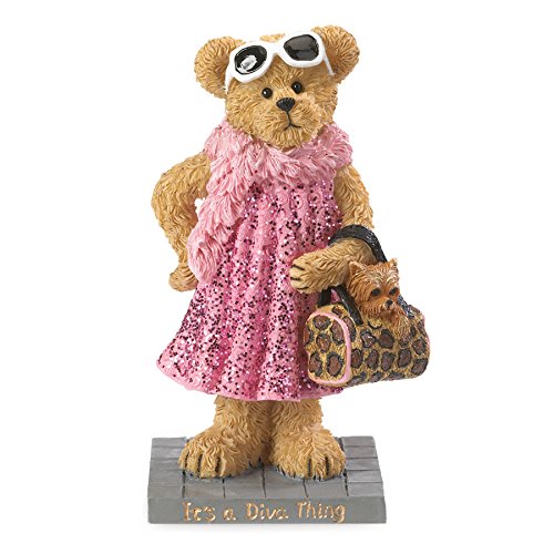 Boyds Bears Resin MS FABULOUS ..ITS A DIVA THING 4044573 Diva Classy Bear Dog
