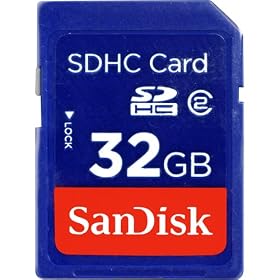 SanDisk 32GB SDHC Memory Card Class 2 - (SDSDB-032G-P36, Retail Packaging)