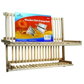 Solid Wooden Kitchen Dish / Plate Drying Rack. Ideal For The Sink