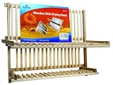 Solid Wooden Kitchen Dish / Plate Drying Rack. Ideal For The Sink
