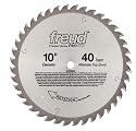 Freud F410 Fusion 10-Inch 40 Tooth ATB General Purpose Saw Blade with 5/8-Inch Arbor
