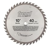 Freud F410 Fusion 10-Inch 40 Tooth ATB General Purpose Saw Blade with 5/8-Inch Arbor