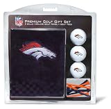 NFL Denver Broncos Embroidered Golf Towel (3 Golf Balls/12 Tee Gift Set)