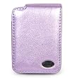 Flip Leather Carrying Case with Belt Clip for Apple iPod 3rd Generation Nano 3 , Lilac