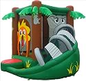 Kidwise Inflatable Safari Bouncer With Slide