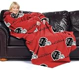 Atlanta Falcons Adult Comfy Throw Blanket with Sleeves