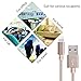 Sethjcsy 2 Pack 3FT iPhone 8Pin Lightning Cable Charging Cord Nylon Braided Apple USB Cable Usb2.0 Data Sync Cable for iPhone 5/5s/5c 6s 6s Plus iPad Mini Air iPad5 iPod (Golden)