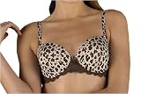 Lepel Womens Phily Moulded Padded Bra Animal Print