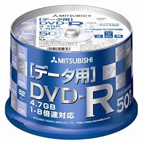�O�H���w���f�B�A DVD-R 4.7GB PC�f�[�^�p 8�{�� 50�� �X�s���h���P�[�X�� ����\ DHR47HP50H