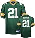 Charles Woodson Jersey: Reebok Authentic Green #21 Green Bay Packers Jersey - 54
