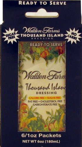 Walden Farms Thousand Island Salad Dressing Packets - Six 1 oz. packets per box by Walden Farms