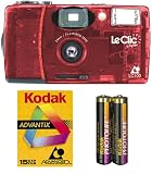 Keystone LeClic APS Camera, Translucent Red