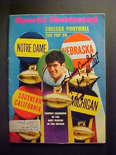 Tommy Casanova LSU Autographed September 13, 1971 Sports Illustrated Magazine
