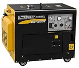 DuroStar DS7200Q 6,000 Watt Diesel Powered Fully Enclosed Portable Generator With Wireless Remote & Electric Start