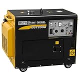 DuroStarDS7200Q6,000WattDieselPoweredFullyEnclosedPortableGeneratorWithWirelessRemote&ElectricStart