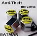 Search : Batman Logo Anti-Theft Tire Air Stem Caps 4 pcs