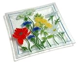 Peggy Karr 10-Inch Glass Provence Square Plate