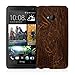 EMPIRE KLIX Slim-Fit Hard Case for HTC One M7 - Brown Leather Croc