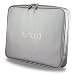 Sony NS VAIO Textured Notebook Carrying Case, 15.4" Silver [OEM / VGPCKN1/S]