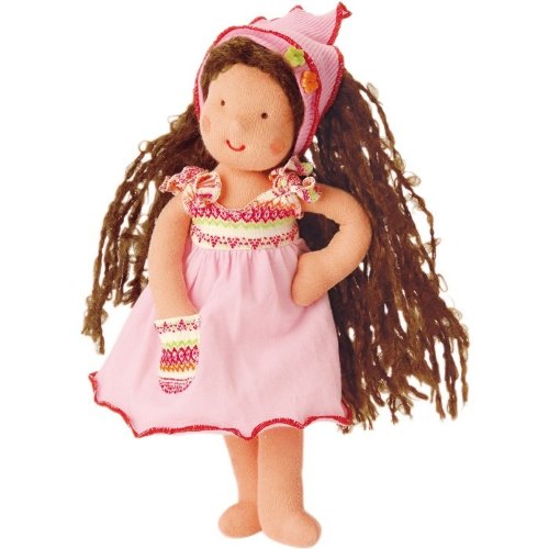 Imagen principal de Käthe Kruse 38347 Waldorf Mini It's Me - Muñeca de pelo castaño [Importado de Alemania]