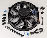 Flex-a-lite 394 S-Blade Black 14 Electric Fan