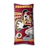 Disney/NFL Washington Redskins Mickey Mouse Fold-Up Body Pillow