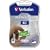 Verbatim  47376 4gb Micro Flash Drive (green)