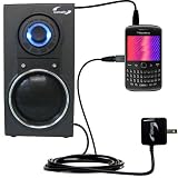 Enceinte portable amplifiée à batterie intégrée haute puissance pour Blackberry Curve 9370