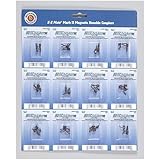 Bachmann Trains E - Z Mate Mark II Magnetic Knuckle Couplers with Metal Coil Spring - Center Shank - Medium (12 Coupler pairs per card) - HO Scale