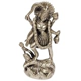 Goddess Kali Metal Sculpture 2 x 1.25 x 4.75 inches