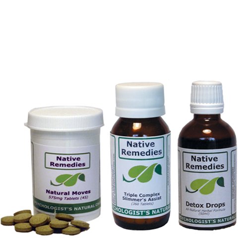 Native Remedies Slimmers Assist; Detox Drops and Natural Moves UltraPack by Native Remedies