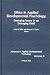 Books : Ethics in Applied Developmental Psychology: Emerging Issues in an Emerging Field (Advances in Applied Developmental Psychology)