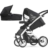 Mutsy Transporter Stroller w Bassinet Black -