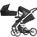 Mutsy Transporter Stroller w Bassinet Black -