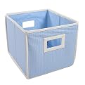 Fabric Folding Bin - Blue