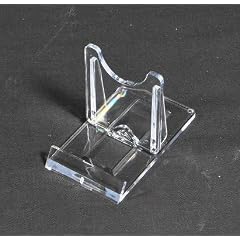 10 Tellerst�nder Tellerhalter  Acryl 40 x 70 mm H�he 50 mm