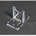 10 Tellerst�nder Tellerhalter  Acryl 40 x 70 mm H�he 50 mm