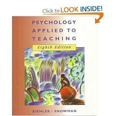Psychology Applied to Teaching