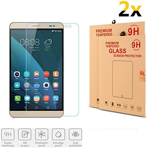 2X Huawei Honor X2 Tempered Glass Screen Protector, KHAOS® Ballistics Glass 0.3mm 9H Hardness Featuring Anti-Scratch, Anti-Fingerprint, Bubble Free 2.5D (For Huawei Honor X2)