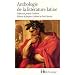 Anthologie de la litt�rature latine