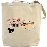 Canvas Tote Bag Beige  Best Friends Forever Me & My Chihuahuas  Dog