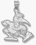 Miami Hurricanes New Fighting Ibis 3/4 Pendant - Sterling Silver Jewelry