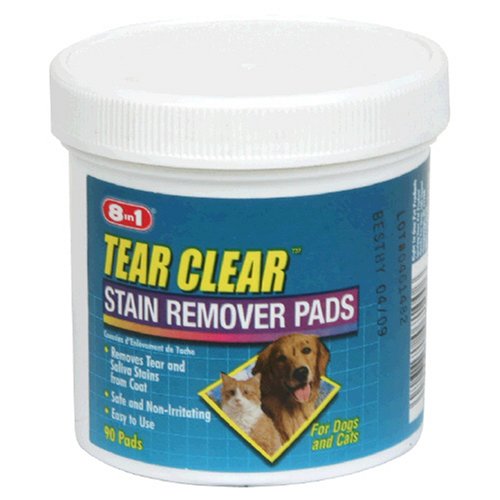 Excel  8-in-1 Tear Stain Remover Pads, 90-count