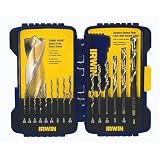 Irwin 318015 SpeedborMax 15 Piece 1/16-Inch to 3/8-Inch Self Feeding Twist Drill Bit Assortment