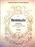Produkt-Bild: Mendelssohn - Lobgesang - eine Symphonie-Kantate f&uuml;r Soli, Chor, Orchester und Orgel - op. 52 - Kontrabass (Breitkopf & H&auml;rtels Orchester-Bibliothek Nr. 5102)